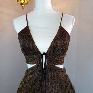 Line and Dot Formal Floor length Gown! Size S New With Tag